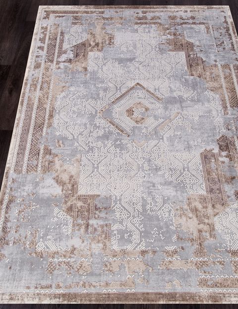 Ковер 17495A - GREY / BEIGE - Прямоугольник - коллекция TOKIO