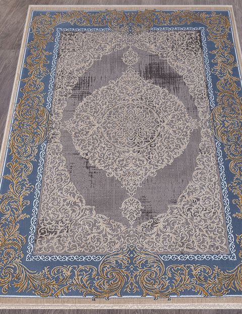 Ковер 33031 - 030 BLUE - Прямоугольник - коллекция QATAR