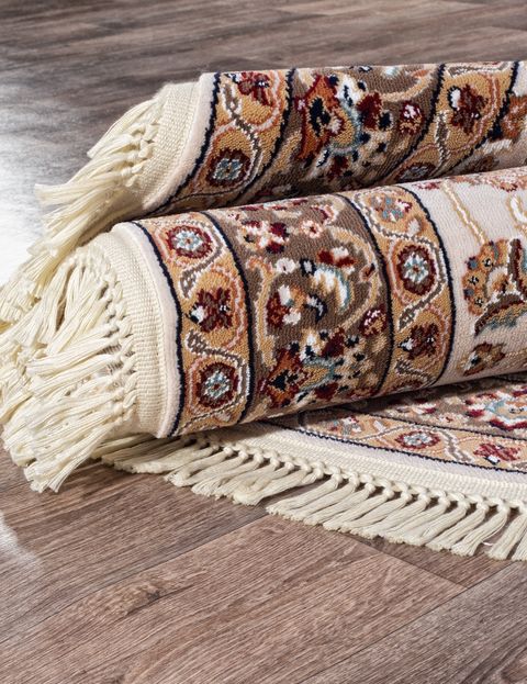 Ковер d210 - CREAM-BROWN - Овал - коллекция SHAHREZA