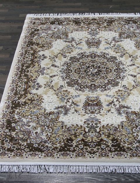 Ковер d211 - CREAM-BROWN - Прямоугольник - коллекция SHAHREZA